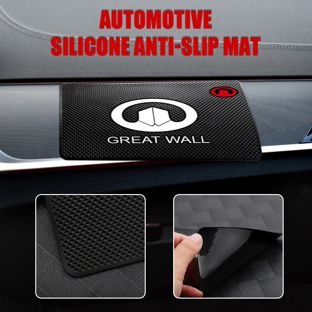 

Car Dashboard Decoration Sticky Pad Phone Glasses Non-Slip Silicone Mat For Great Wall Haval H1 H2 H5 H9 F7 F7X Safe M4 Wingle 5
