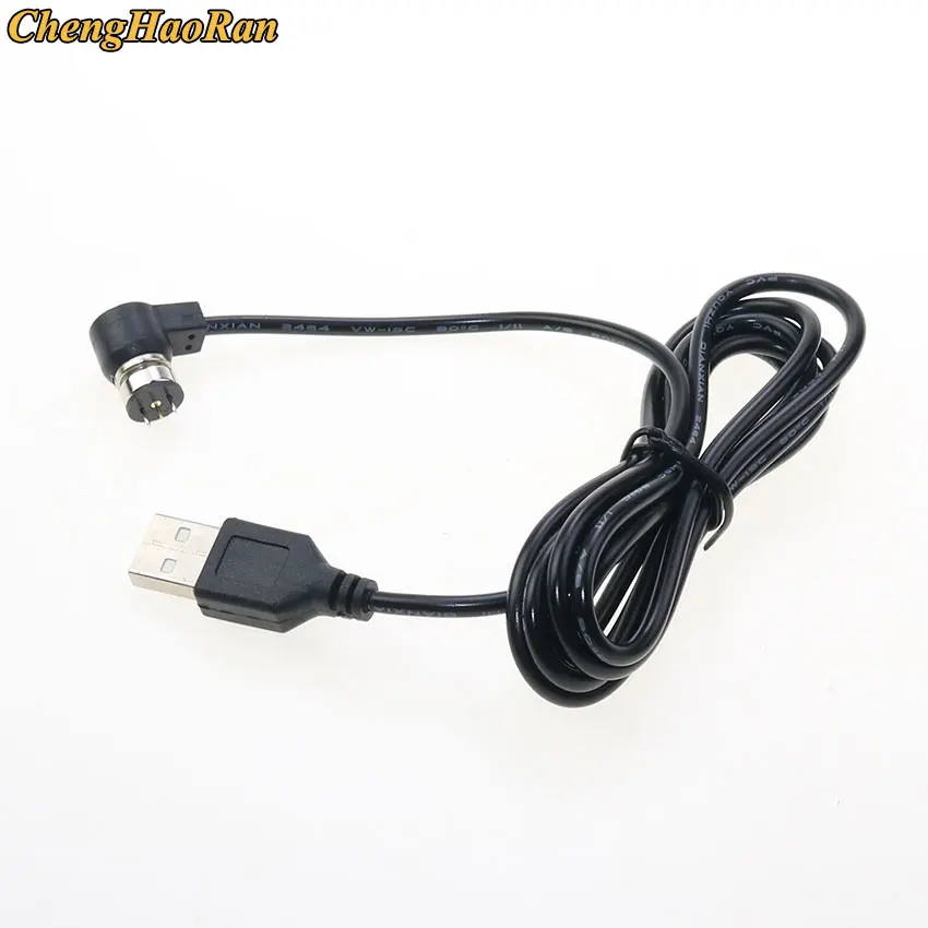 

1 Set Magnetic Spring-Loaded Pogo Pin Connector To USB A Male Power Charge Cable 1 Meter Plus Target Contact Female Adapter