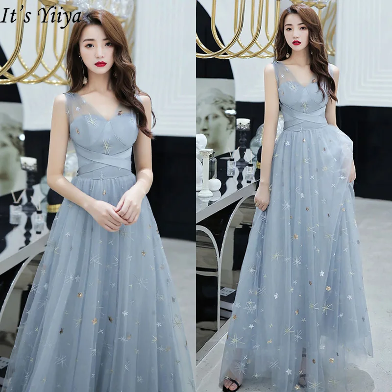 Женское вечернее платье It's Yiiya красное Элегантное Длинное без рукавов с