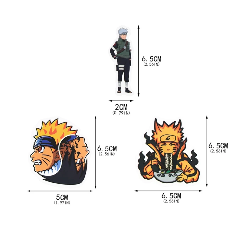 50 шт./компл. японское аниме стикеры NARUTO для чемодана багажа ноутбука скейтборд мотоцикл наклейка DIY украшения игрушки