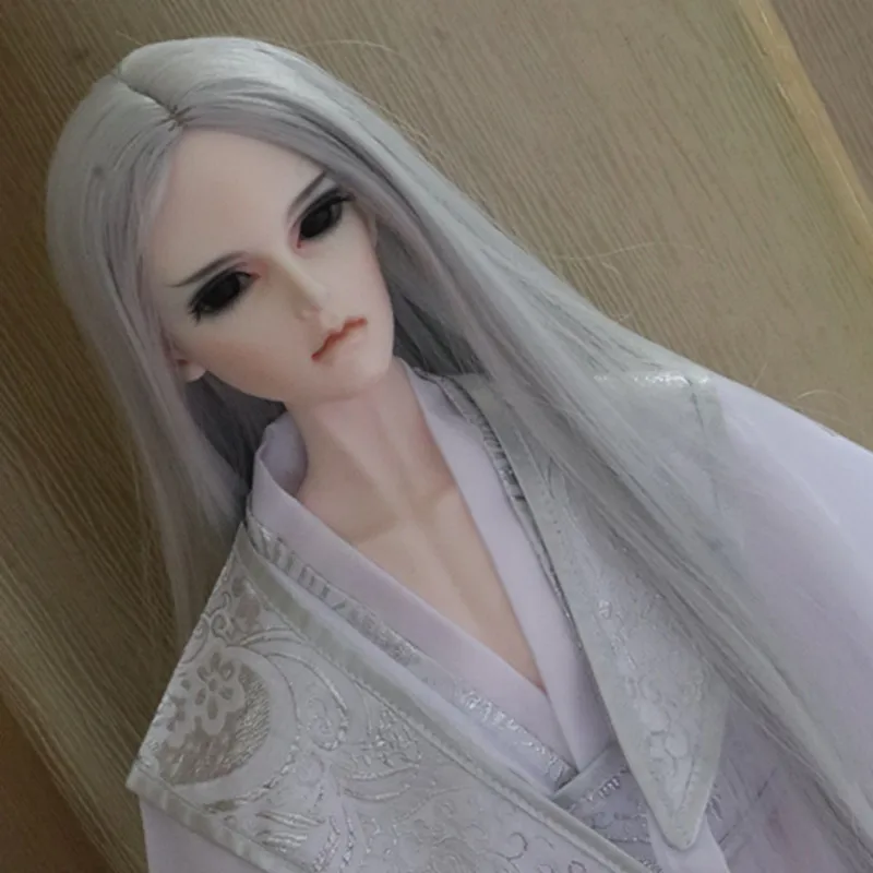 

3 BJD Wig long wig china cosplay wig gray color 60cm long - 70cm uncle