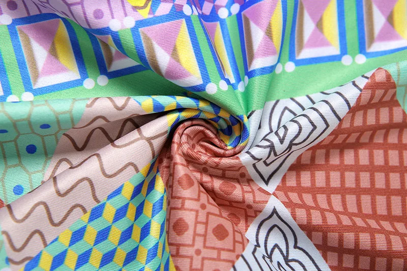 

wsevypo Sexy 2Pcs Geometric Printed Women Outfits Tied Front Deep V-Neck Short Sleeve T-Shirt Crop Tops+High-Waist Skinny Pants