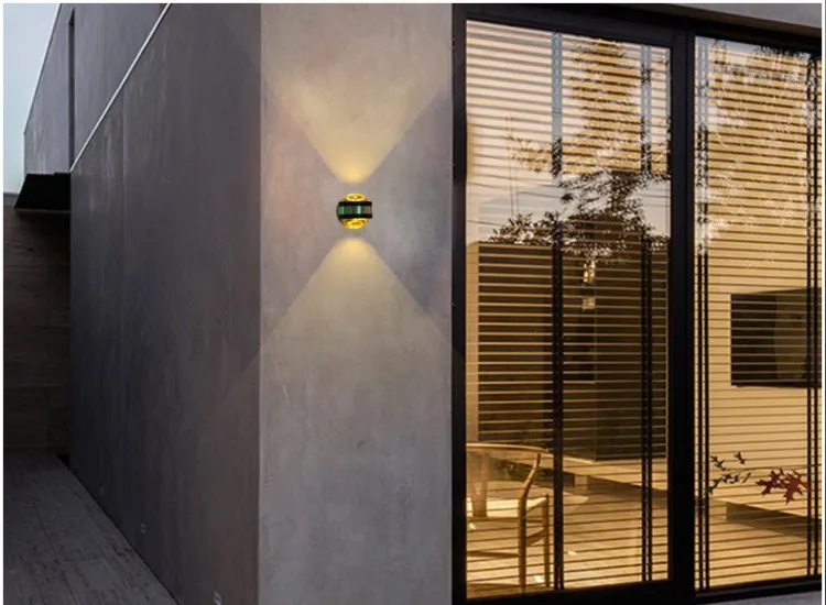 Светодиодный современный настенный светильник вверх и вниз декоративный в