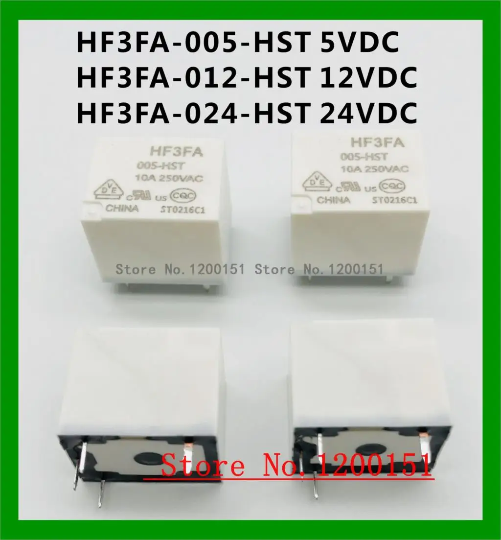 

HF3FA HF3FA-005-HST 5VDC HF3FA-012-HST 12VDC HF3FA-024-HST 24VDC relay DIP-4