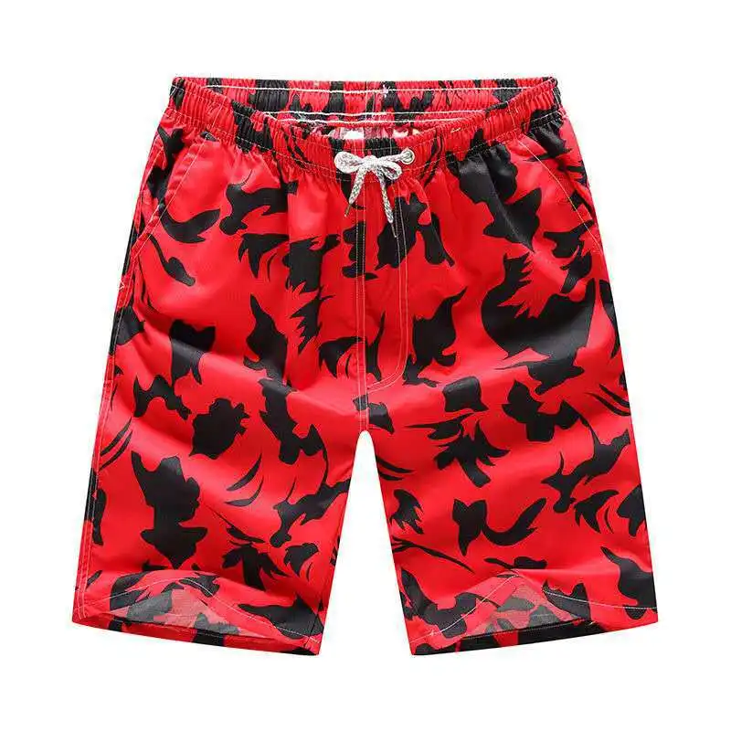 

Summer Beach 2020 Pants Boys Shorts Loose Casual Cartoon Printing Shorts Men Five-point Pants Quick-drying Men Beach Pants