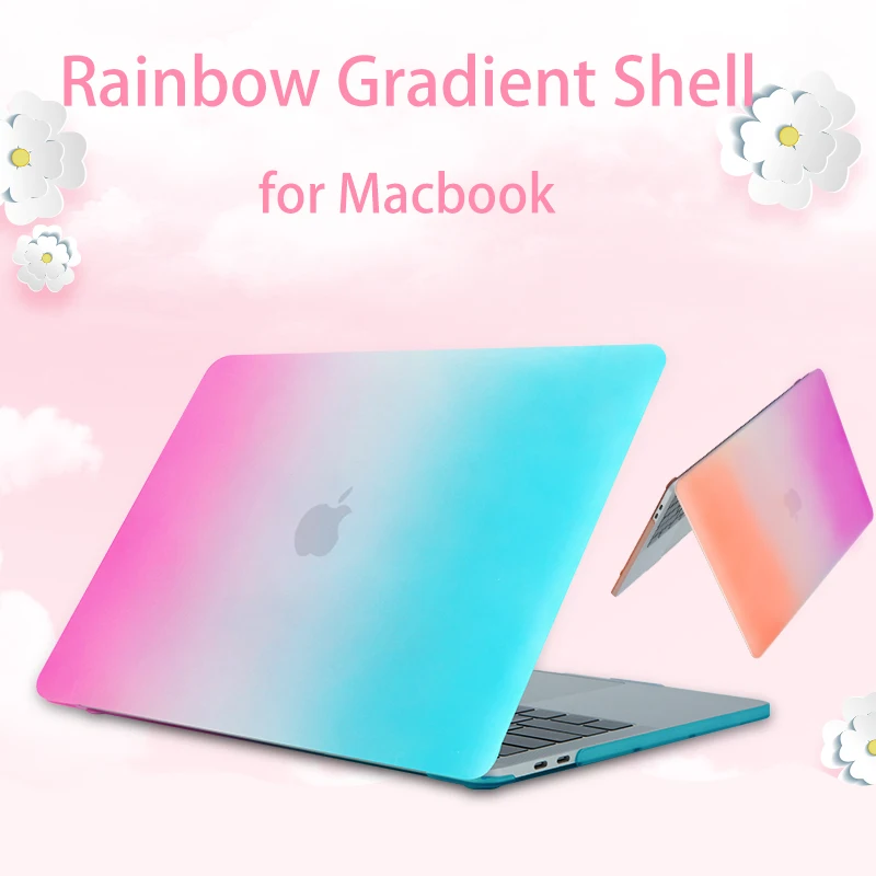 Цветной жесткий чехол для Macbook гибкий защитный ноутбука с сенсорной панелью 11 6