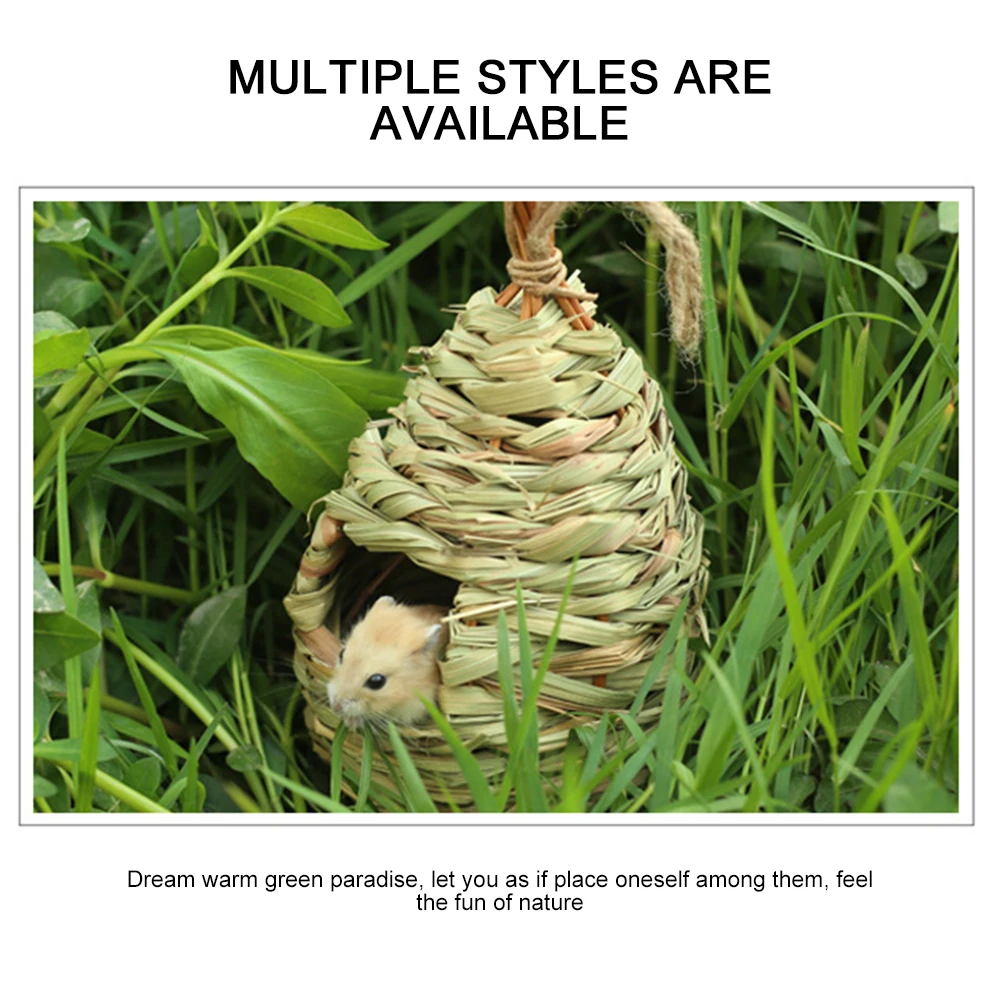 Ручная работа натуральный плетеный узор инновационная Птичье гнездо соломенная