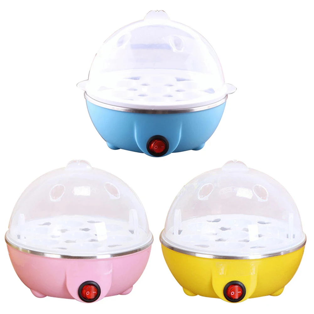 

Egg Boiler Mini Digester 7 Egg Poacher For Steaming Cooking Boiling And Frying Kitchen Appliance Steam Cooker For Home Breakfast