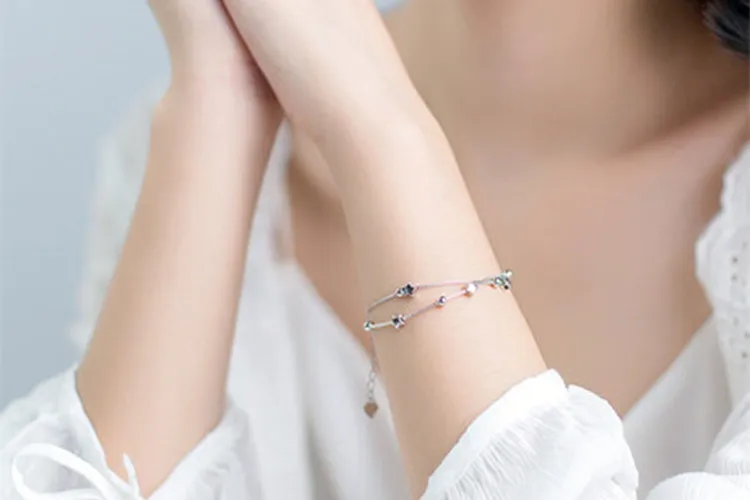 Новые летние многослойные цепочки со звездами браслеты для женщин свадебные