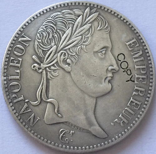 

France 1807 5 Francs coins copy