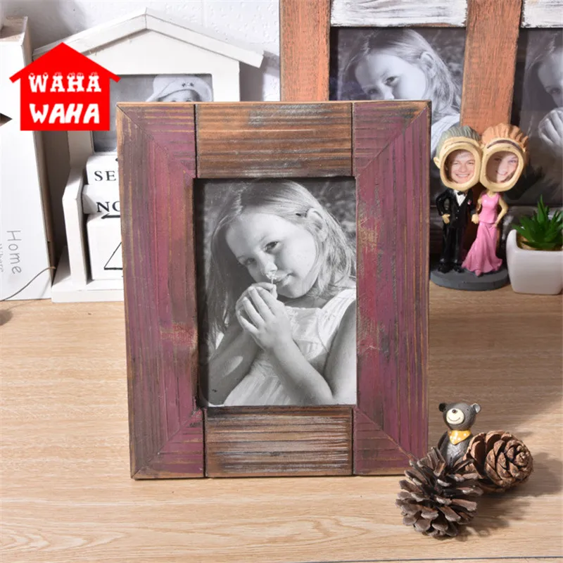 Креативные рамки для картин в европейском ретро стиле художественные деревянные