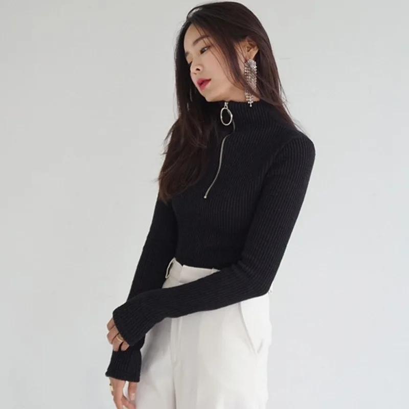 

Knitted Sweater Women Long Sleeve Pullover Female Jumper Knitwear 2020 Autumn Winter Korean