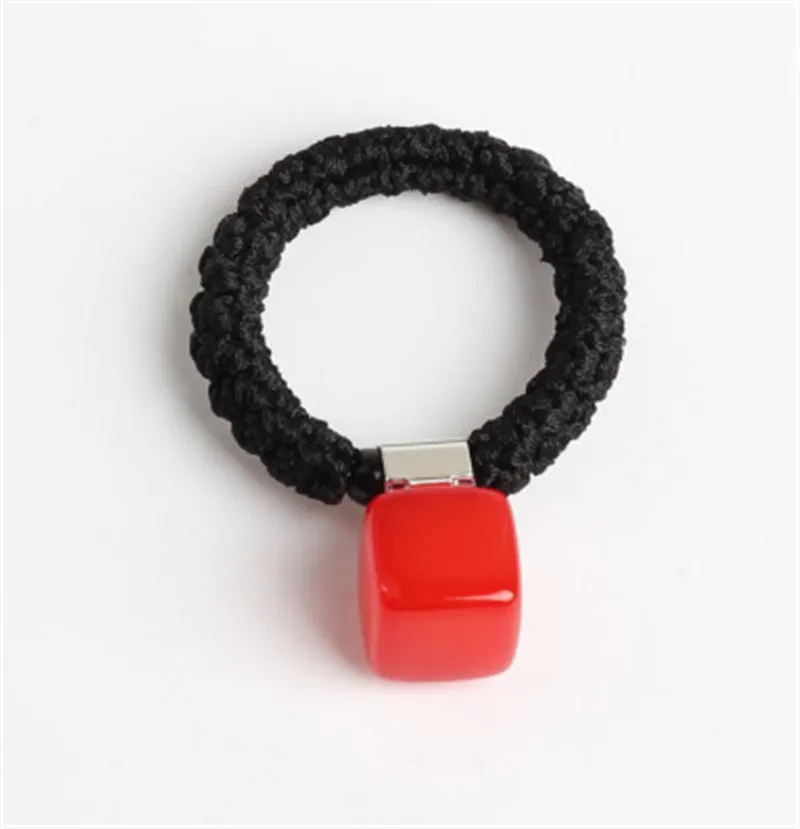 1 шт. волосы канатная Резиновая лента для волос комплект кожаный чехол головной