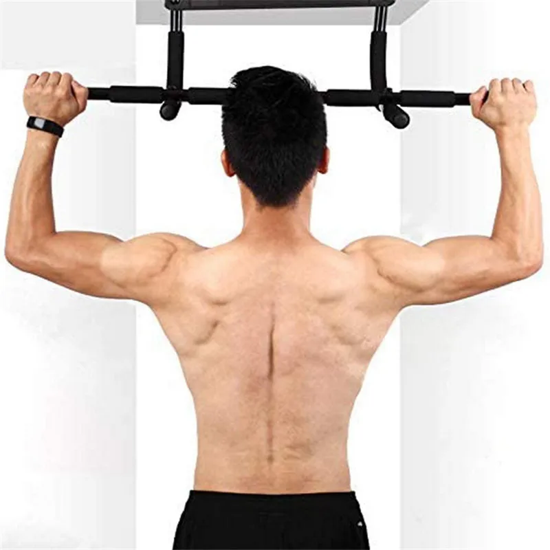 저렴한 상체 훈련 도어 트레이닝 바용 휴대용 풀업 바, 내구성 있는 푸시업 랙 바디 빌딩 홈 체육관 피트니스 장비
