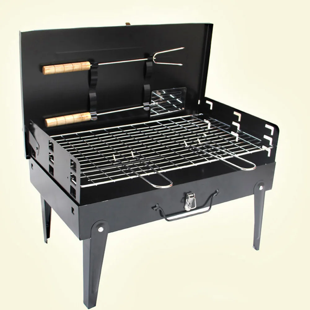 Портативный гриль для барбекю складной легкий набор инструментов на гриле