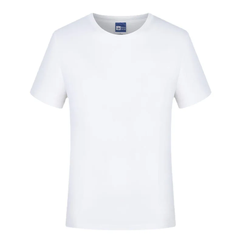 

Pure cotton short-sleeved round neck casual men's and women's T-shirt