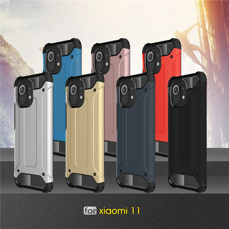 Для Xiaomi Mi 11 чехол для 10T Pro Note 10 Lite противоударный прочный защитный силиконовый