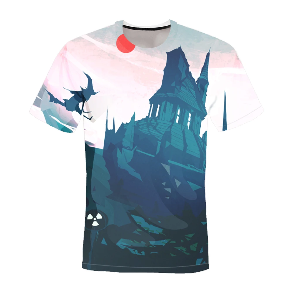 

2021 new T-shirt line simple O-neck short-sleeved shirt letter printing oversized T-shirt for lovers