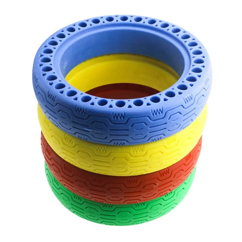 

Color Solid Honeycomb Tires Electric Scooter Wheels Replacement Front or Rear