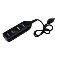 1pcs 4 port usb 2 0 splitter with micro usb power port multiple high speed adapter for computer laptop accessories