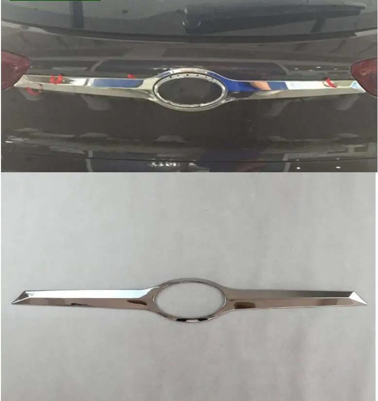 High-quality ABS Chrome Rear Trunk Door Handle Cover Tail Gate Trim Bezel Molding Styling For Hyundai Tucson 2015 2016 2017 2018 |