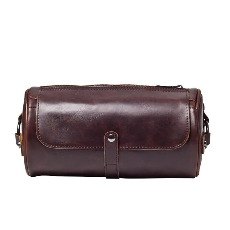 

2021 New fashion men's bags leather shoulder bags high quality casual men's hand bags small crossbody for men solid color
