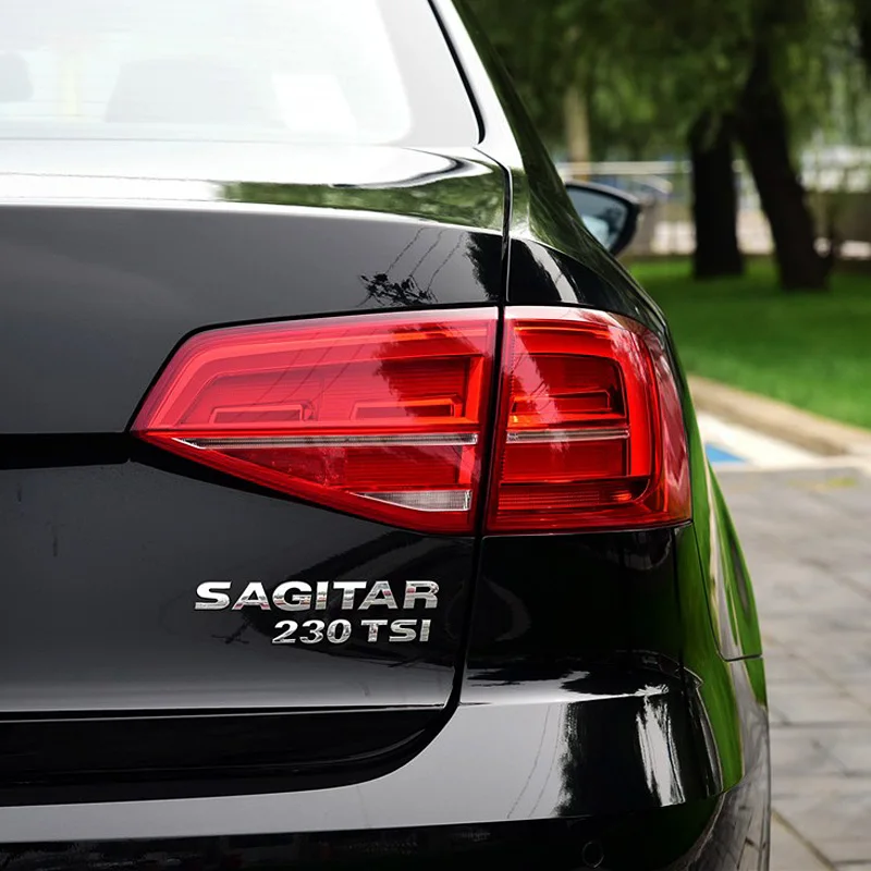 Автомобильный 3D металлический стикер 230 280 330 380 TSI алфавитно цифровой логотип
