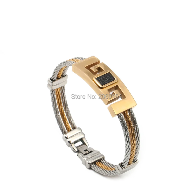 Браслет модные ювелирные изделия для мужчин браслет из нержавеющей стали