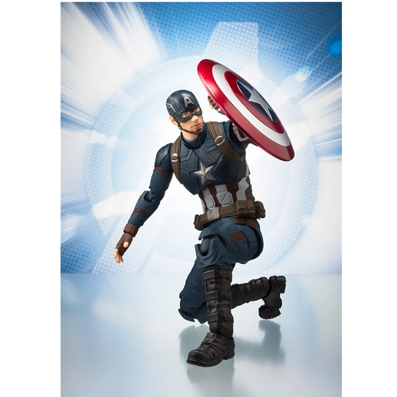 

Marvel Superhero Avengers Captain America Movable Doll Toy Doll Boys Can Decorate Gifts At Home