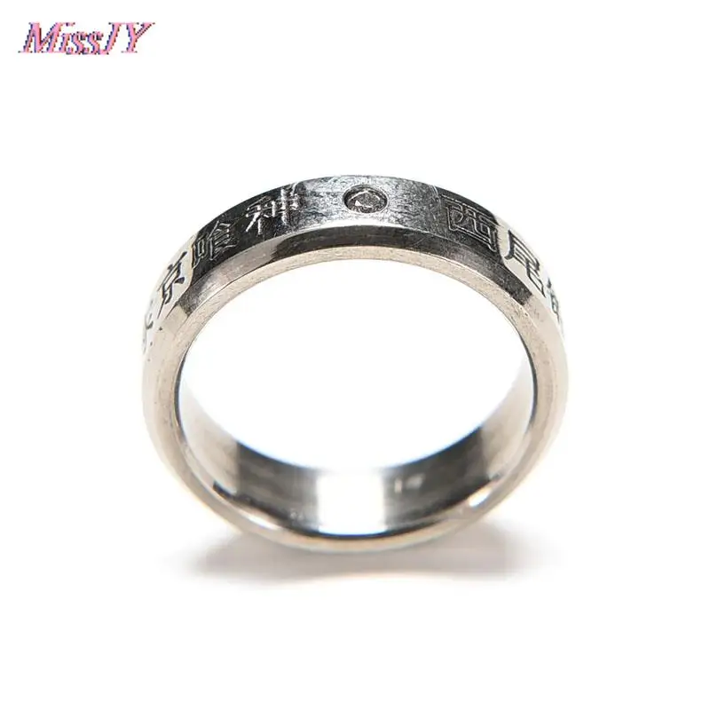 1Pc Anime Tokyo Ghoul Ken COS Ring Cosplay Titanium Steel Pendant Prop Gift | Украшения и аксессуары