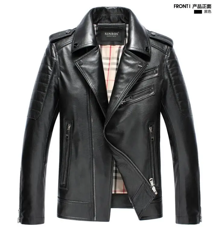 Европейская и американская Мужская искусственная кожа овечья тонкая кожаная