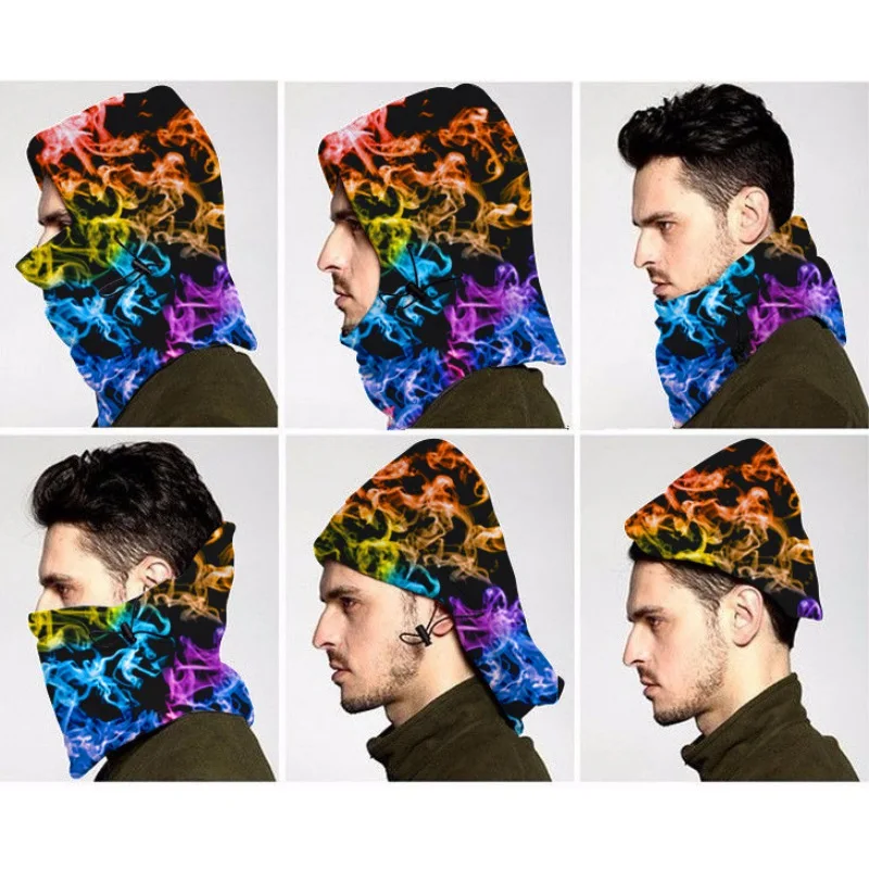 

Outdoor Skiing Cap Cycling Face Mask Neck Cover Headwear Scarf Thermal Warm Ear Protection Cap Windproof Hats