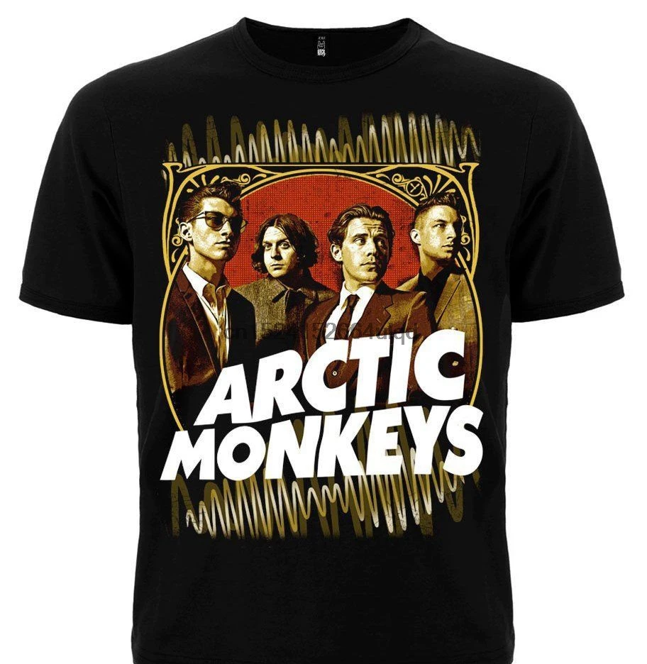 Футболки с забавным принтом Мужская рок-металлическая панк-группа Arctic Monkeys Am