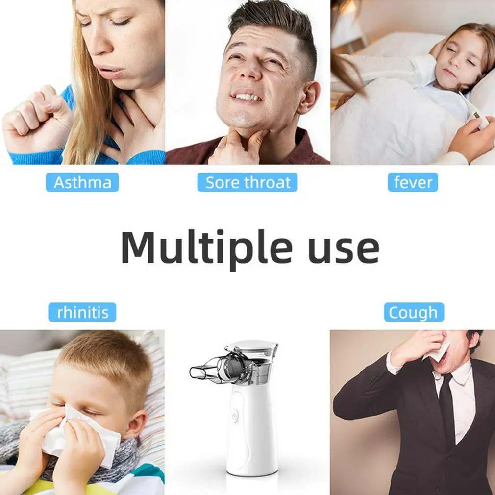 Handheld Electronic Nebulizer Mini Portable Children'S Home Ultrasonic Mesh | Красота и здоровье