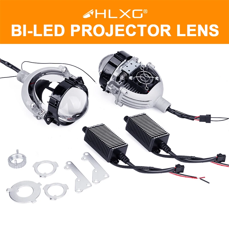 Комплект из 2 предметов двух видов светодиодный объектив 3 дюймов проектор линзы