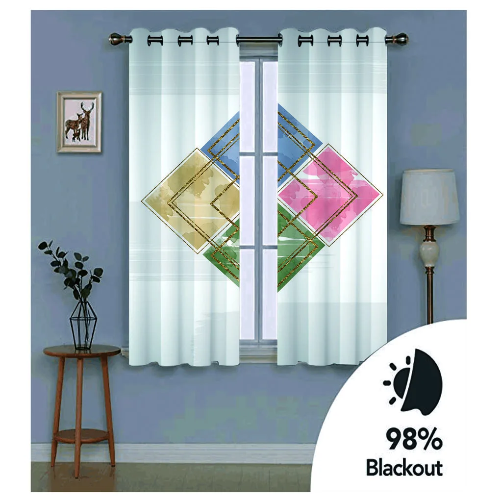 

2020 3D Blackout curtains custom home goods curtains for living room bedroom nordic style curtains Modern minimalist style