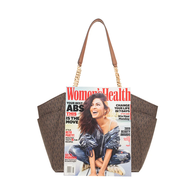 Authentic Original &amp Brand new Michael Kors Women's Bag Jet Set Travel Large Chain Shoulder Leather Tote Womens' pouch35T5GTVT3L|Сумки