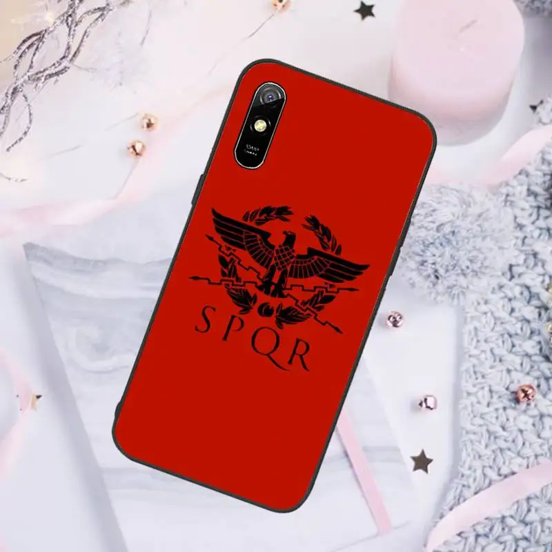 

SPQR Roman Imperial legion Phone Case For Xiaomi Redmi note 7 8 9 pro 8T 9A 9S Mi Note 10 Lite pro