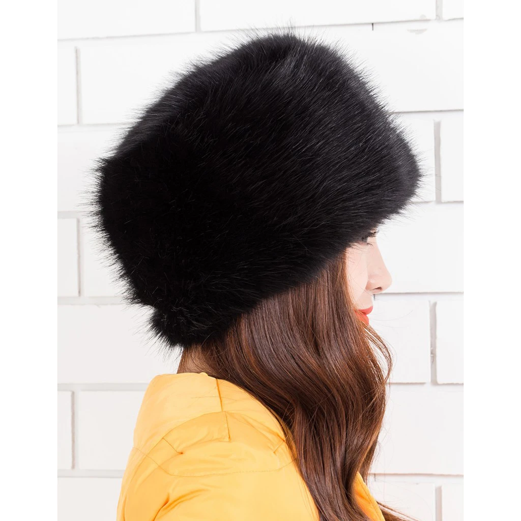 

Women Warm Winter Russian Faux Fur Hat Earwarmer Earmuff Cossak Ski