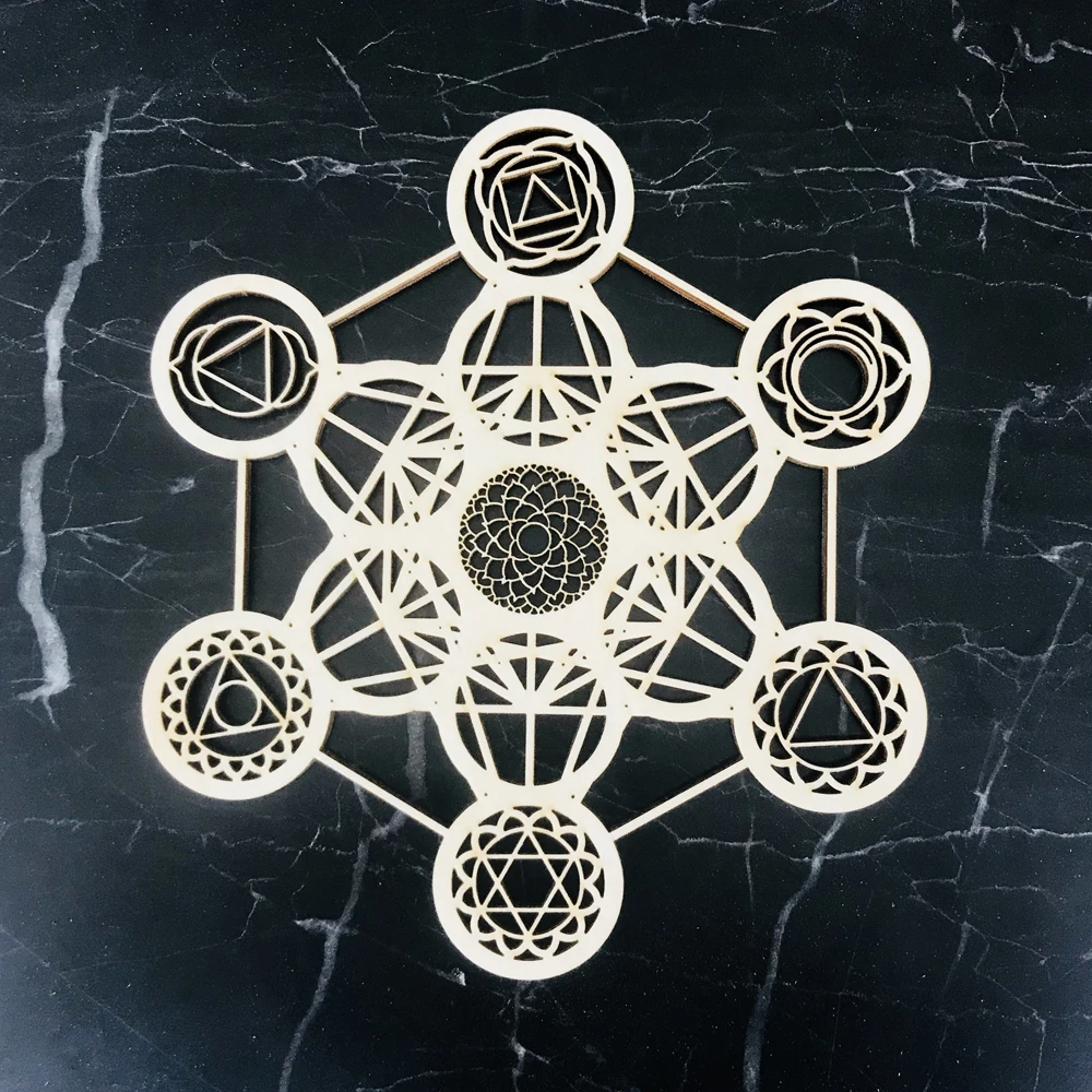 Деревянный цветок жизни украшения семена дерево вечерние реквизит для фотобудки