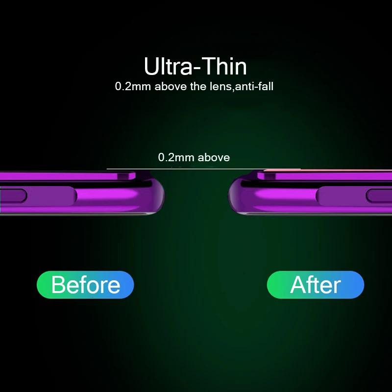 Защитная пленка из закаленного стекла для объектива Hacrin 2 шт. Huawei Nova 5 T T|Защитные