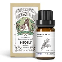 hiqili spruce black essential oils 100 pureundiluted therapeutic grade for aromatherapytopical uses 15ml
