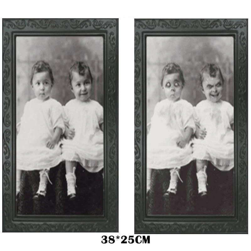 Новый 3D рамка с изображением призрака украшения-ужастики для хеллоуина товары