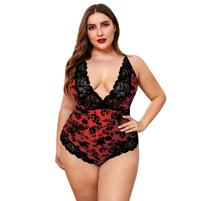 

Sexy Plus Size Pajamas Sets Women Sheer Lace Satin Halterneck Cami Top Shorts Set Backless Pajamas Women Sexy Clothes XL-5XL