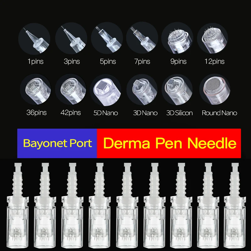 10/20 шт Dr Pen M7 байонетный игольчатый картридж Derma ручка микроиглы замена 9/12/36/42 pin