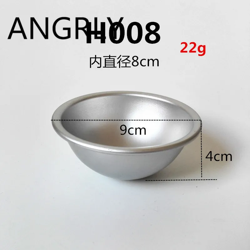 ANGRLY 2pcs Aluminium alloy Baking Mold Snow Niang Little Cake Nuomici Confectionery Round Stand | Дом и сад