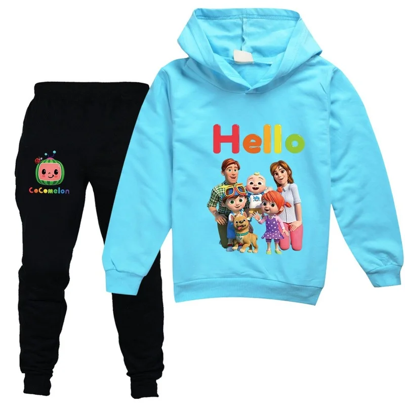 

cocomelon Boys Anime Game Clothing Spring autumn Kids Clothing Suits Cartoon Sets Children Boy Girls Sports Tracksuits Suits