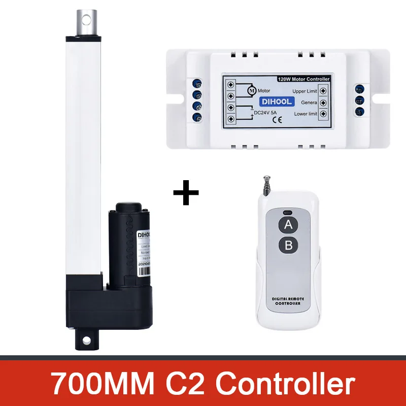 DHLA1300 700 мм линейные актуаторы с пультом дистанционного управления 12 в 24 В
