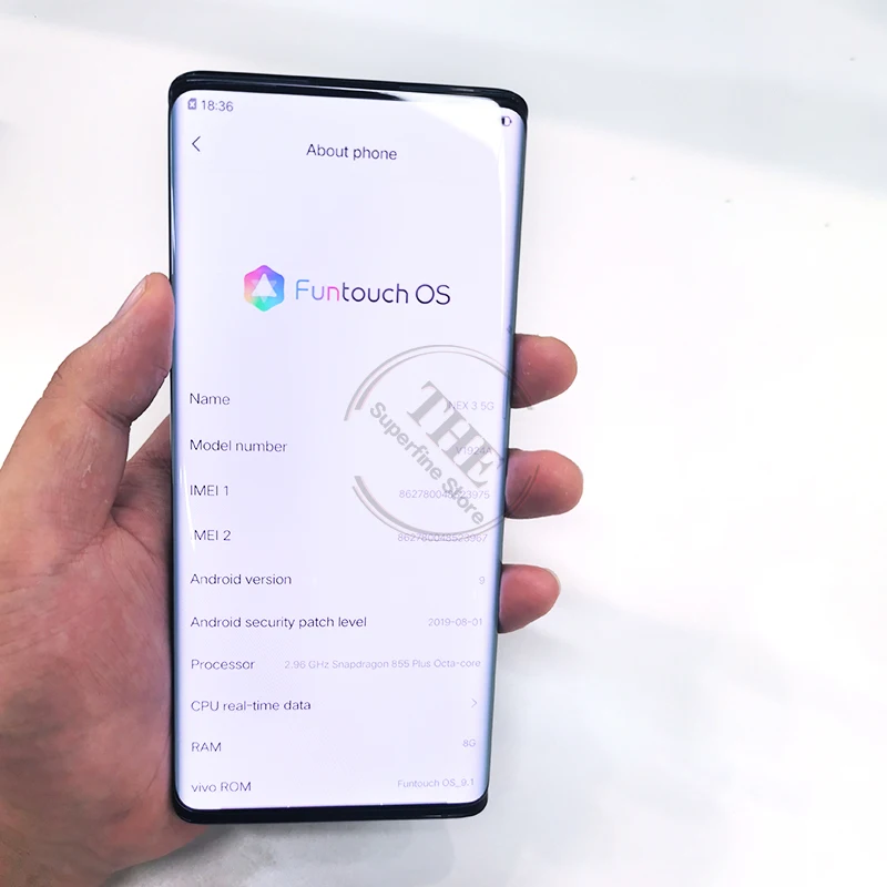 Vivo Nex 3 5G версия глобальная ПЗУ NFC 8 Гб 256 Гб мобильный телефон 64MP+ 13MP+ 13MP 6,8" 1080x2256 P полный экран 44 Вт VOOC смартфон