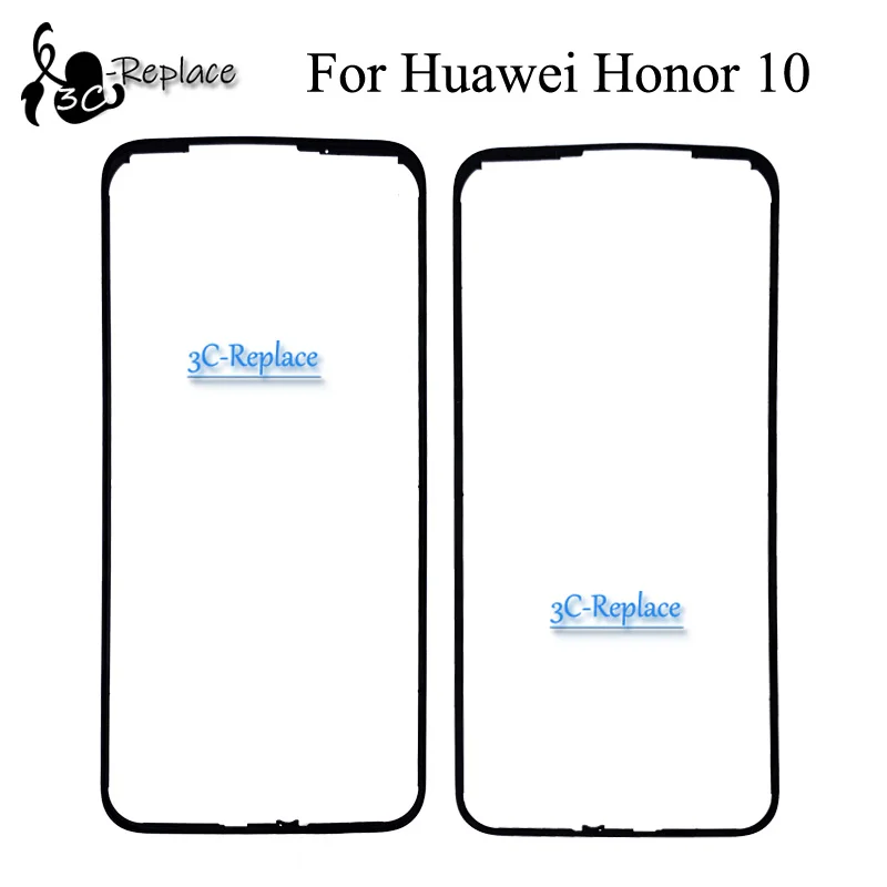 Для huawei honor 10 honor 10 COL-L29 COL-AL00 COL-AL10 спереди Корпус шасси пластина ЖК-дисплей рамка дисплея рамка лицевой панели с клеем